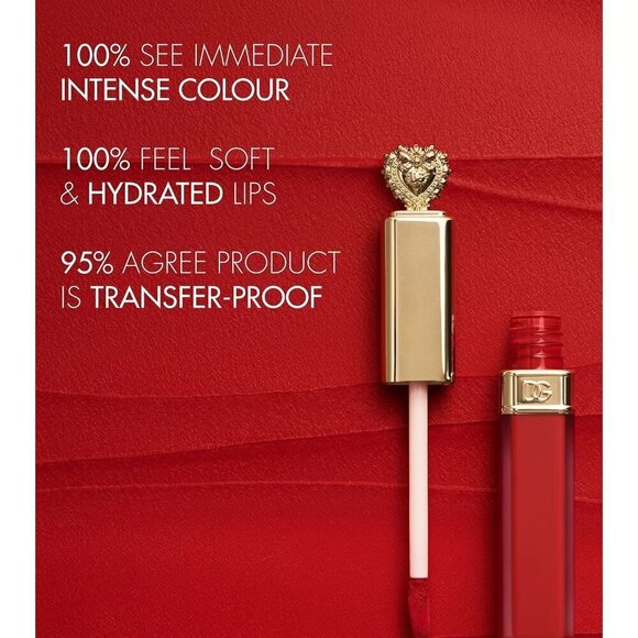 DOLCE GABBANA Everkiss Devotion Liquid Lipstick Mousse with Box - Picture 6 of 15